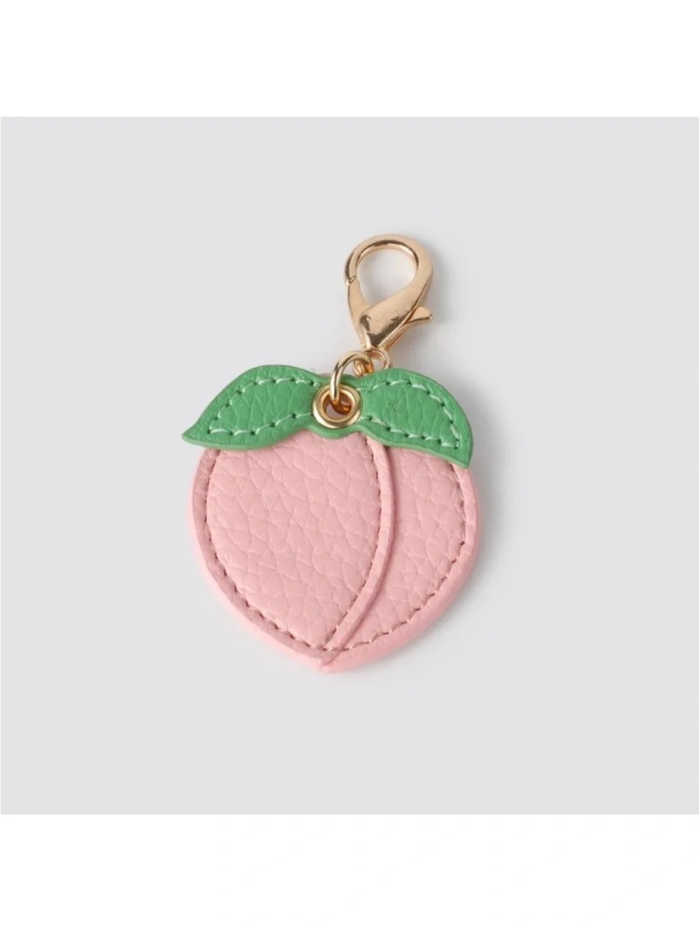 NIB Fruit Leather Charm 3 pc Set - Pink, Orange & Yellow